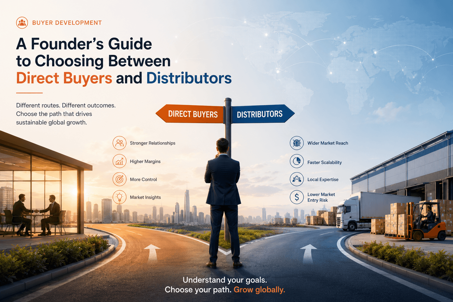 A Founder's Guide to Choosing Between Direct Buyers and Distributors — ExportGTM